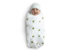 100% Cotton Flannel Baby Receiving Blankets - 4 Pack