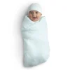 100% Cotton Muslin Baby Receiving Blankets - 4 Pack