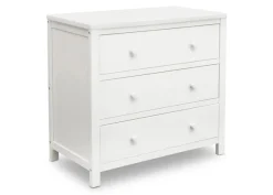 3 Drawer Dresser with Interlocking Drawers