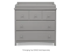 3 Drawer Dresser with Interlocking Drawers
