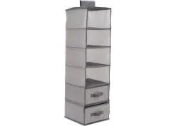 6 Shelf Storage with 2 Drawers