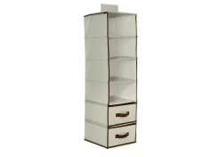 6 Shelf Storage with 2 Drawers