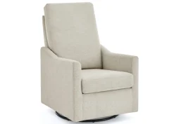 Andie Nursery Glider Swivel Chair with Stain-Resistant LiveSmart Fabric