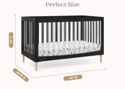 Austin Acrylic 4-in-1 Convertible Crib