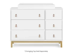 babyGap Legacy 6 Drawer Dresser with Leather Pulls and Interlocking Drawers