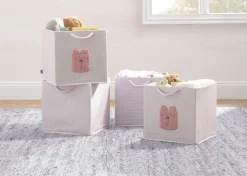 babyGap 4-Pack Brannan Bear Fabric Storage Bins with Handles