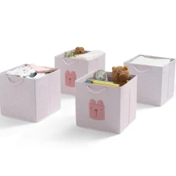 babyGap 4-Pack Brannan Bear Fabric Storage Bins with Handles