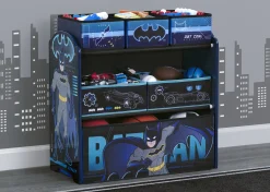 Batman 6 Bin Design and Store Toy Organizer