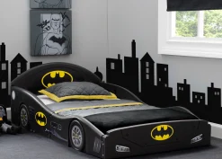 Batman Batmobile Plastic Sleep and Play Toddler Bed
