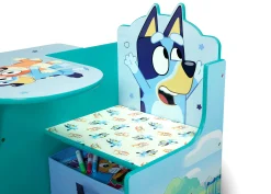 Bluey Chair Desk with Storage Bin