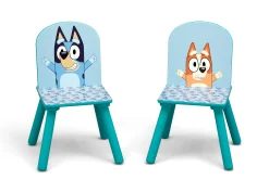 Bluey Kids Table and Chair Set with Storage (2 Chairs Included)