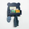 Brannan Bear Wall Shelf with 4 Hooks