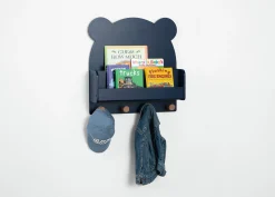 Brannan Bear Wall Shelf with 4 Hooks