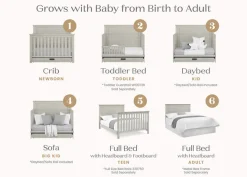 Caden 6-in-1 Convertible Crib with Trundle Drawer