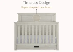 Caden 6-in-1 Convertible Crib with Trundle Drawer