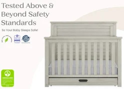 Caden 6-in-1 Convertible Crib with Trundle Drawer