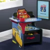 Cars Chair Desk with Storage Bin