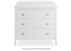Casey 3 Drawer Dresser with Interlocking Drawers