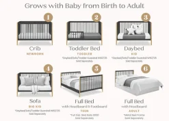 Casey 6-in-1 Convertible Crib