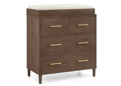 Classic 4 Drawer Dresser with Changing Top and Interlocking Drawers