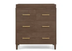 Classic 4 Drawer Dresser with Changing Top and Interlocking Drawers