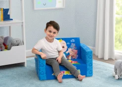 CoComelon Cozee Flip-Out Chair - 2-in-1 Convertible Sofa to Lounger for Kids