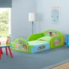 CoComelon 4-Piece Toddler Room-in-a-Box Set – Includes Sleep and Play Toddler Bed, Table, 1 Chair and Toy Box