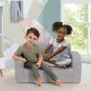 Cozee Flip-Out Sherpa 2-in-1 Convertible Sofa to Lounger for Kids