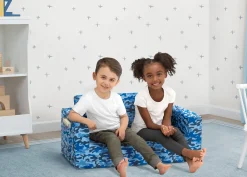 Cozee Flip-Out Sofa - 2-in-1 Convertible Sofa to Lounger for Kids