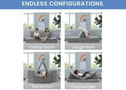 Cozee Play Couch & 4-Piece Lounger
