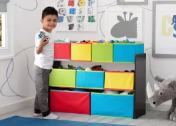 Deluxe Multi-Bin Toy Organizer with Storage Bins