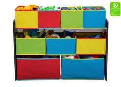 Deluxe Multi-Bin Toy Organizer with Storage Bins