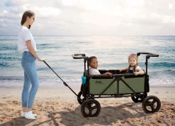 Deluxe Wagon All-Terrain Sand Wheel Kit for Stroller Wagon (60003A)