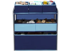 Design and Store 6 Bin Toy Organizer