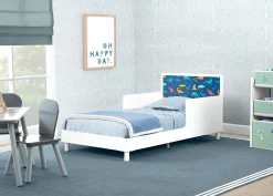 Dreamer Toddler Bed (Choose from Dinosaur or Rainbow Headboard Stickers)
