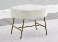 Ella Ottoman with LiveSmart Evolve Fabric