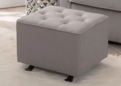 Emma Diamond Tufted Nursery Gliding Ottoman