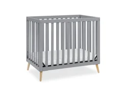 Essex Convertible Mini Baby Crib with 2.75-Inch Mattress, Greenguard Gold Certified