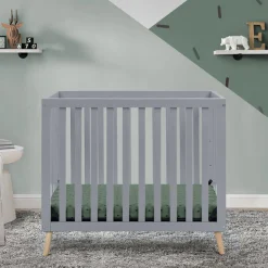 Essex Convertible Mini Baby Crib with 2.75-Inch Mattress, Greenguard Gold Certified