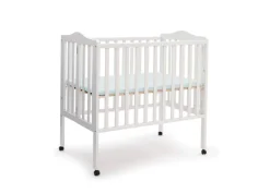 Folding Portable Mini Baby Crib with 1.5-inch Mattress