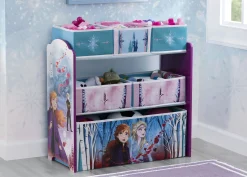 Frozen II Design and Store 6 Bin Toy Organizer