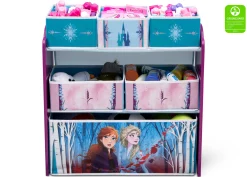 Frozen II Design and Store 6 Bin Toy Organizer