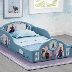 Frozen II Plastic Sleep and Play Toddler Bed