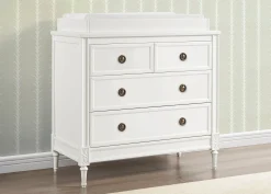 Heritage 4 Drawer Dresser with Changing Top and Interlocking Drawers