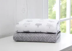 Indie Fox Fitted Crib Sheets - 2 Pack