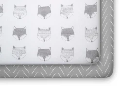 Indie Fox Fitted Crib Sheets - 2 Pack