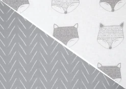Indie Fox Fitted Crib Sheets - 2 Pack