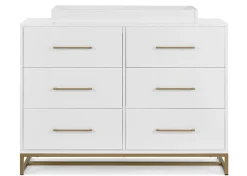 Jade 6 Drawer Dresser with Interlocking Drawers