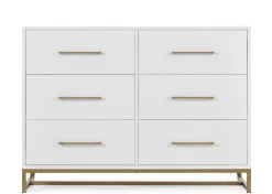 Jade 6 Drawer Dresser with Interlocking Drawers