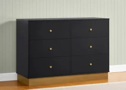 James 6 Drawer Dresser with Interlocking Drawers